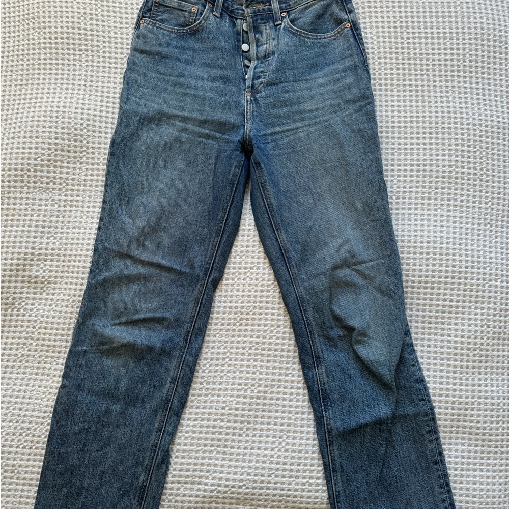 Denim Forum Joni High Rise Loose Size 24 - Picture 1 of 3
